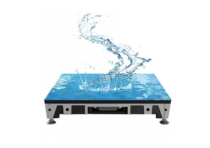 Waterproof digital floor video screen   Living Interiors
