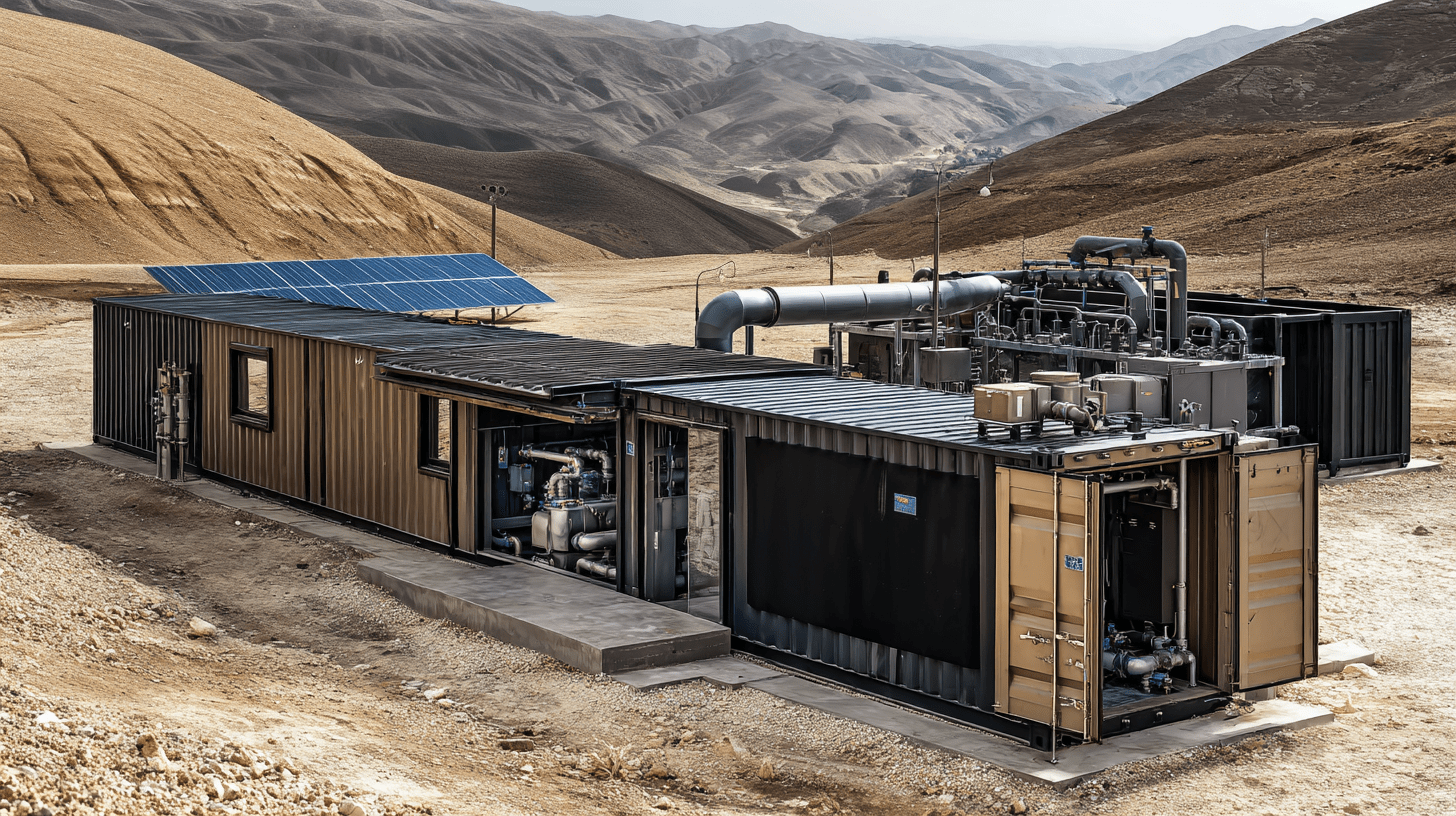 Water Desalination Plant Built Inside Shipping Container   Water Desalination